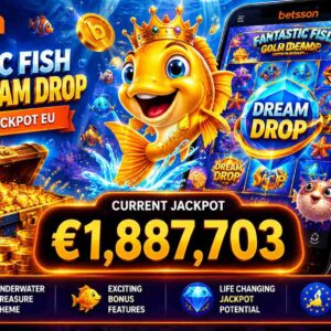 Fantastic Fish Gold Dream Drop Betsson Jackpot EU – Current Prize €1,887,703